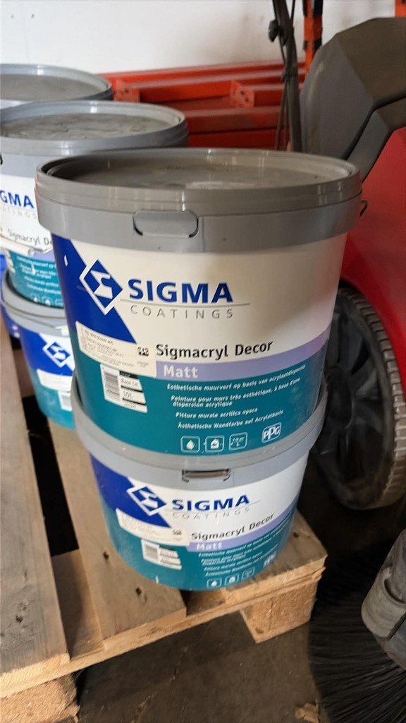 Peinture Sigmacryl Decor Matt RAL9010 (blanc chaud), Bricolage & Construction, Peinture, Vernis & Laque, Neuf, Enlèvement, Peinture