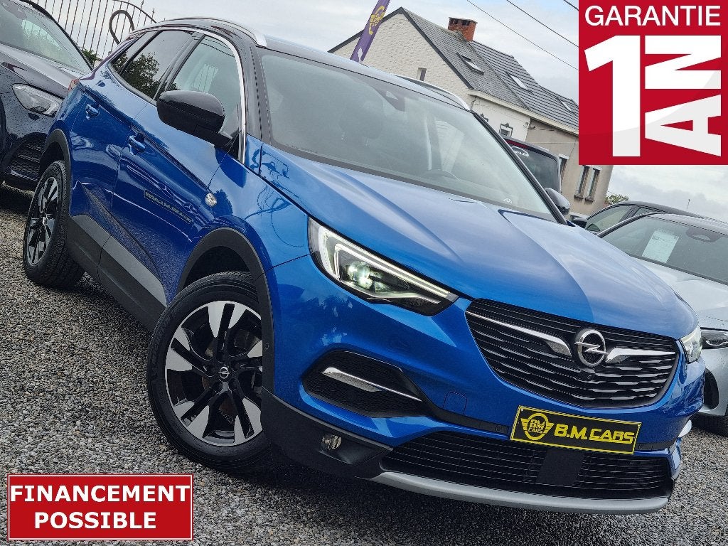 Opel Grandland X 1.5 Turbo D ULTIMATE LED-CLIM-GPS-CAM, Achat, Euro 6, Entreprise, Boîte manuelle