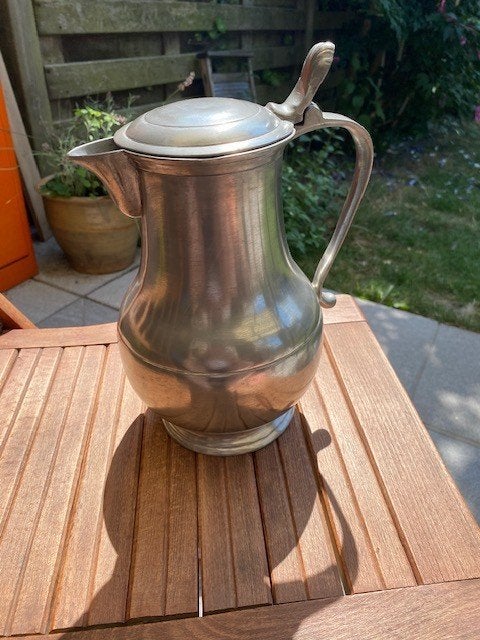 Belle carafe/carafe en étain, Enlèvement ou Envoi