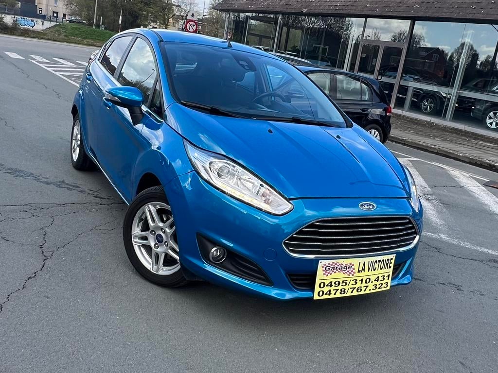 Ford Fiesta 1.0 essence 5Portes 2015année 74kw 0032478667323, Voorwielaandrijving, Euro 5, Stof, Blauw