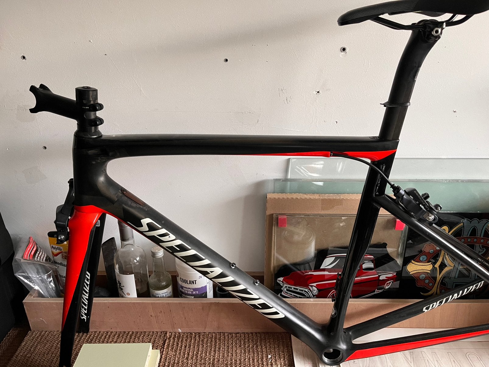 Specialized Tarmac sl 6 pro frame, Vélos & Vélomoteurs, Vélos | Vélos de course, Comme neuf, Frein sur jante, Carbone, Enlèvement