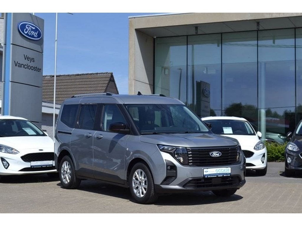 Ford Tourneo Courier Titanium 1.0i, Autos, Ford, Argent ou Gris, Achat, Euro 6, Boîte manuelle
