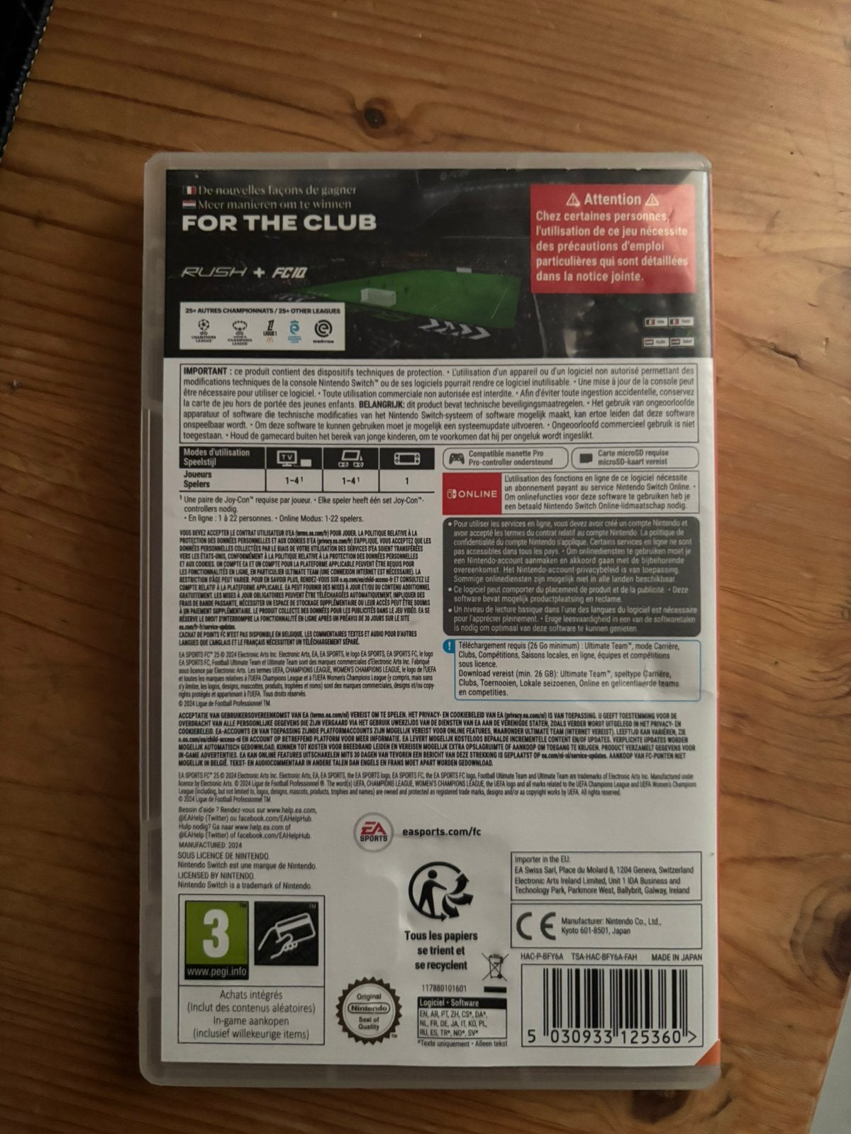 EA Sports FC 25 – Nintendo Switch, Games en Spelcomputers, Verzenden, 1 speler, Nieuw, Eén computer