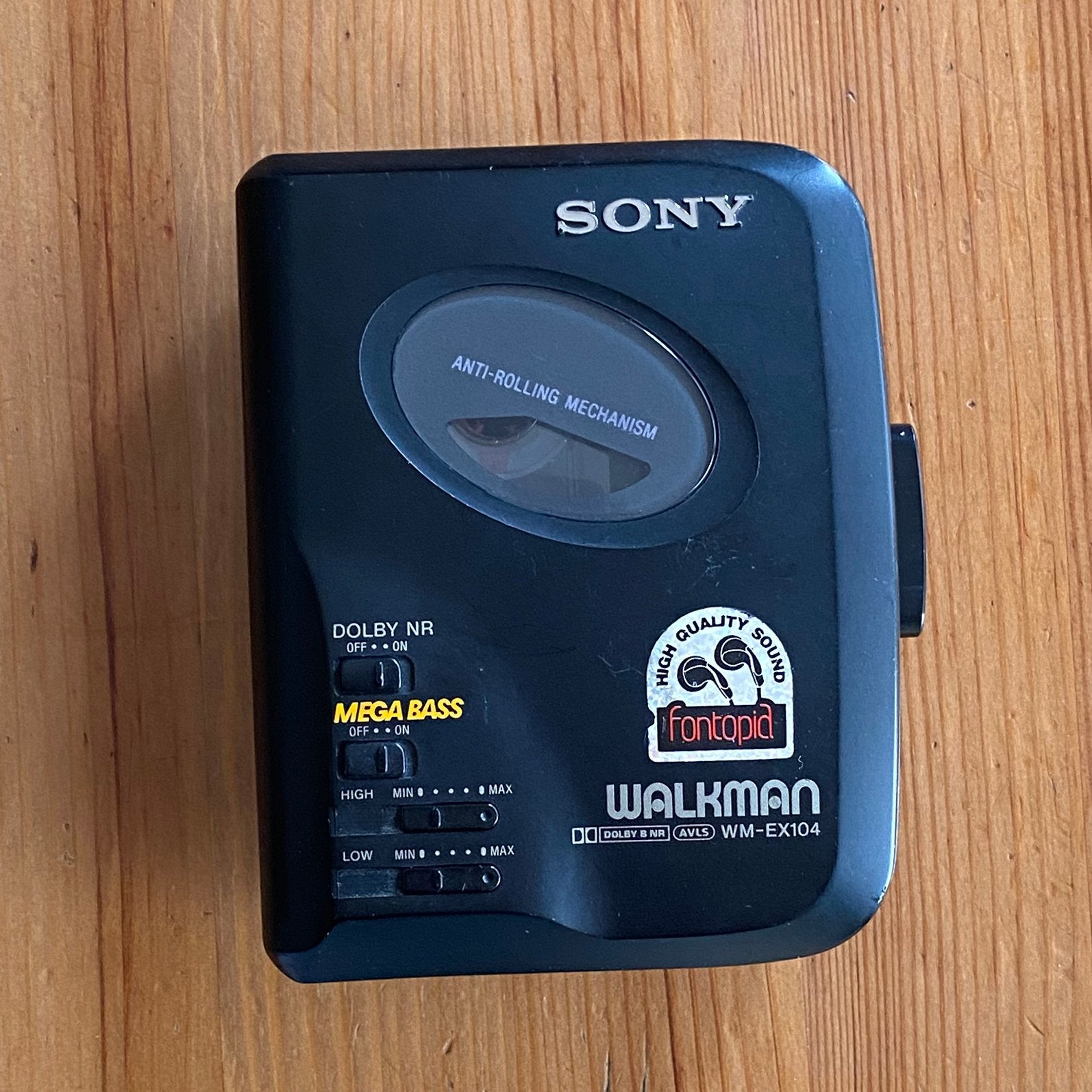 Sony WM- EX104, Walkman, en parfait état, TV, Hi-fi & Vidéo, Enlèvement ou Envoi, Walkman ou Baladeur