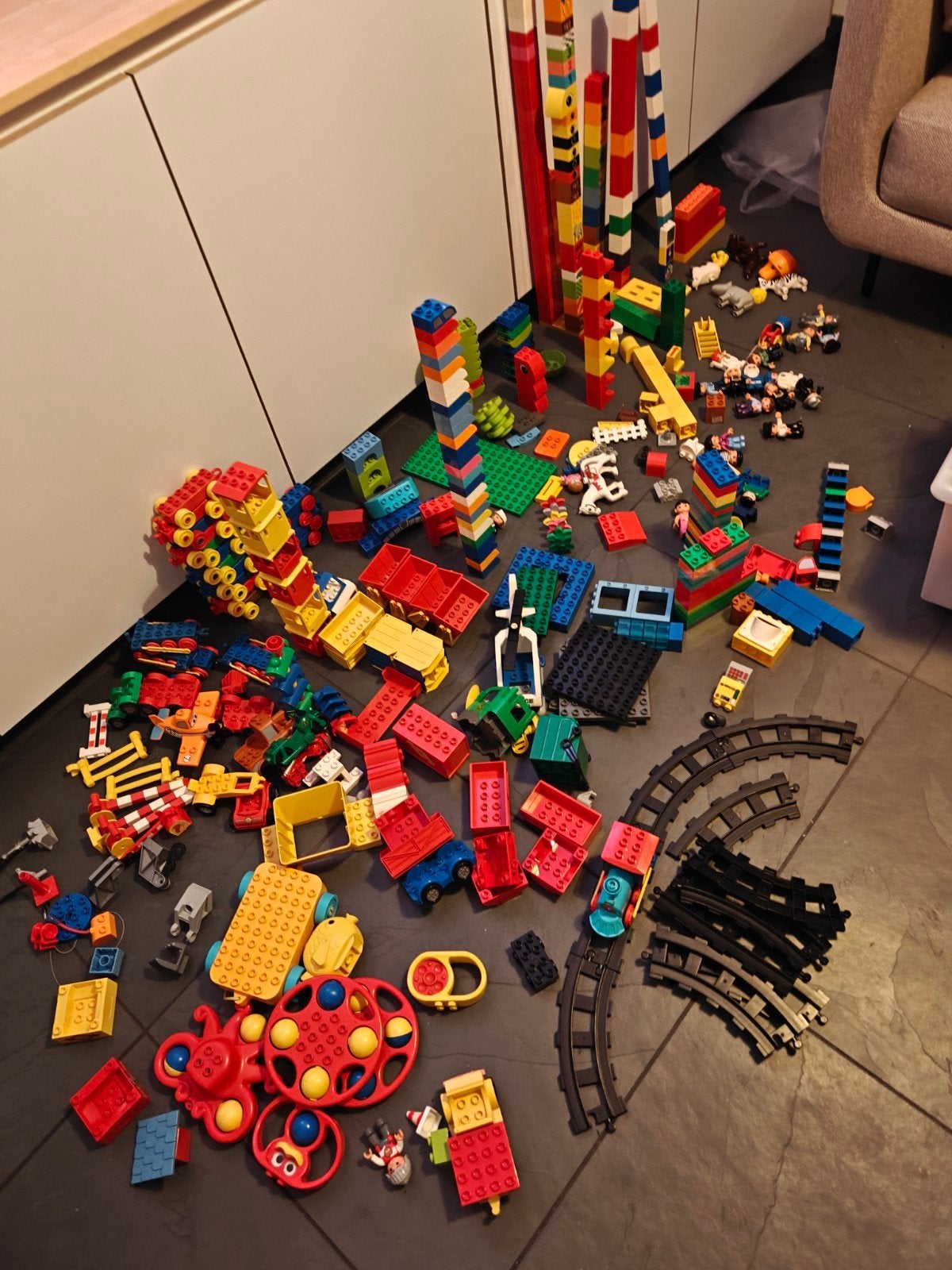 Enorme berg Duplo, Ophalen, Gebruikt