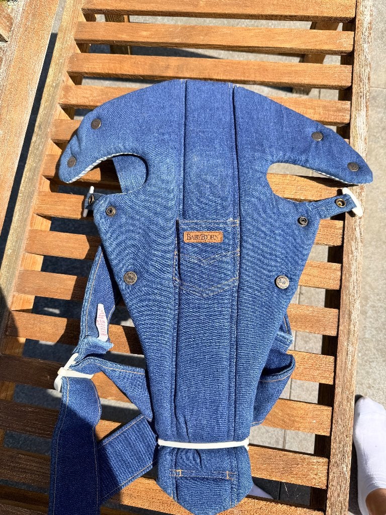 draagzak babyBjorn Jeans, Kinderen en Baby's, Babydragers en Draagdoeken, Ophalen, Zo goed als nieuw, Buik, Baby Björn