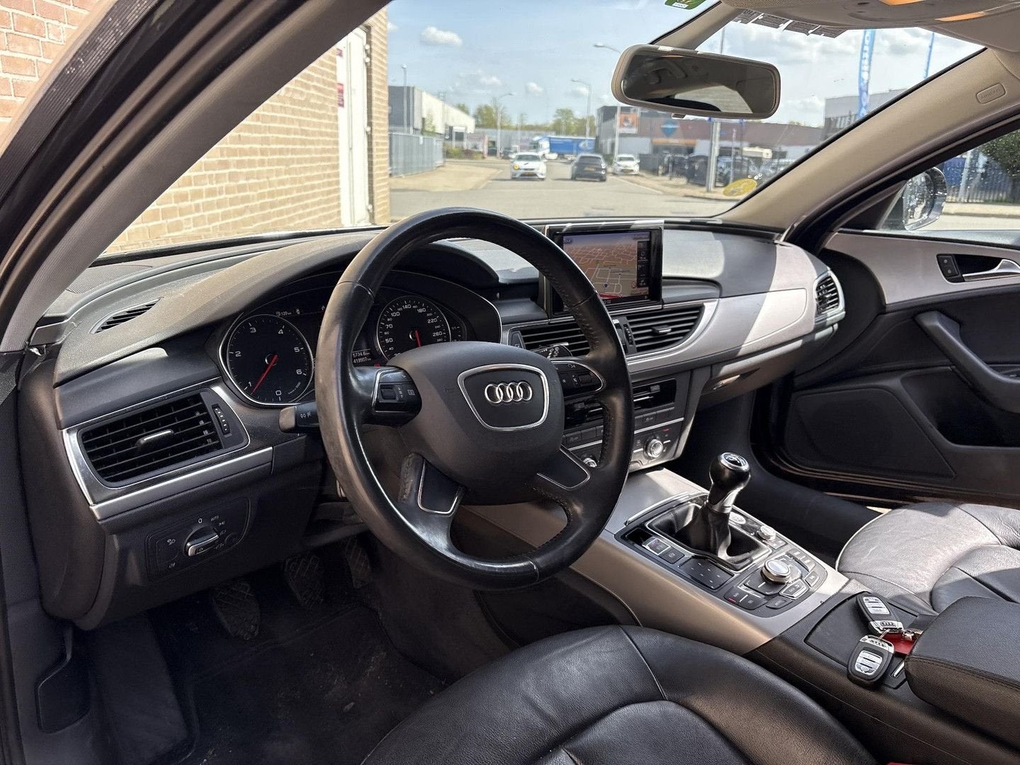 Audi A6 Avant 2.0 TDI Pro Line Plus | Leder | Navi | Climate, Autos, Audi, Argent ou Gris, Entreprise, Boîte manuelle, Noir