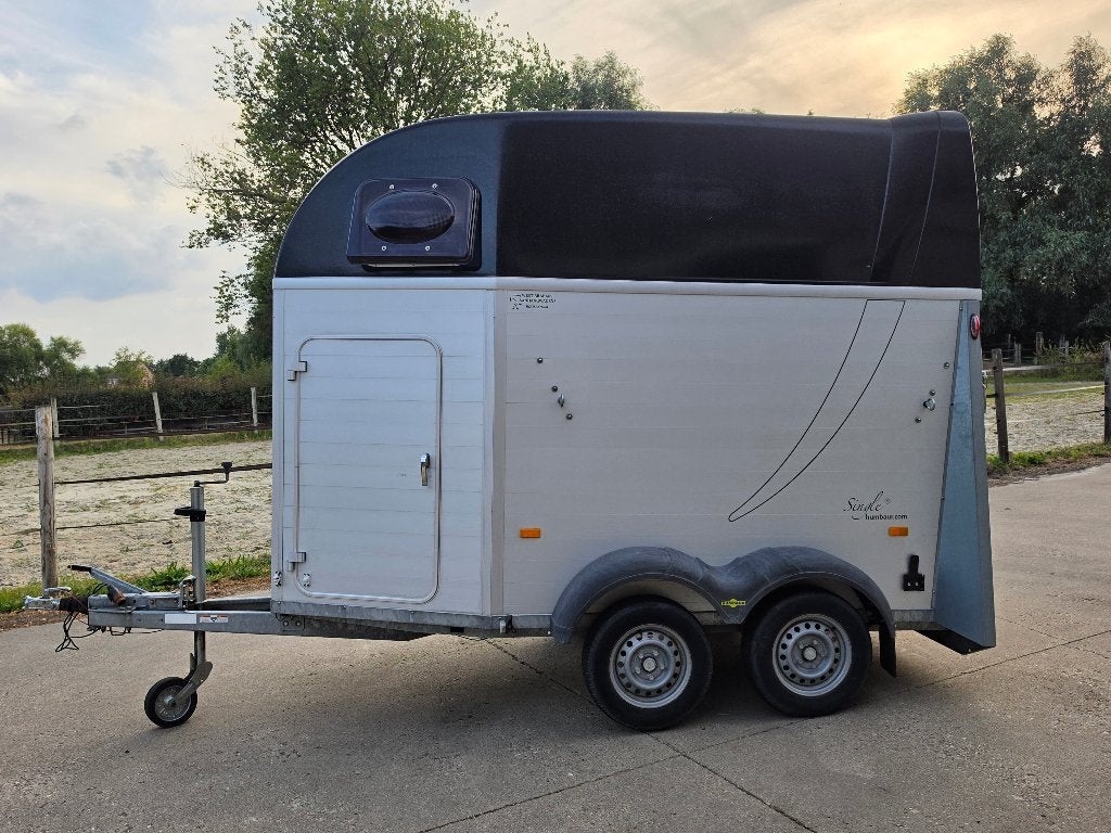 Humbaur 1,5 paardstrailer van 2017, Enlèvement, Comme neuf, Aluminium, Remorque 1½ cheval