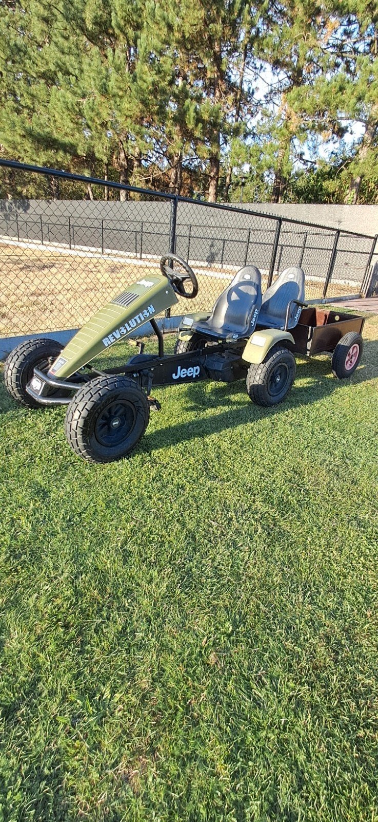 Berg jeep XXL skelter / go cart, Enlèvement, Utilisé, Berg, Siège duo