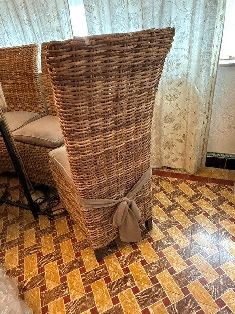 8 chaises de salle à manger, Maison & Meubles, Comme neuf, Brun, Enlèvement, Cinq, Six Chaises ou plus