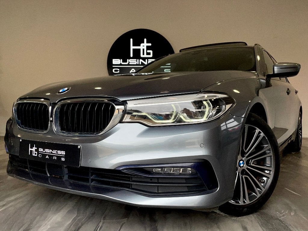 BMW 518 dAS/ TOURING/ SPORT LINE/ TOIT OUVRANT/ ADAPTIVE LED, Cuir, Argent ou Gris, Alarme, Carnet d'entretien