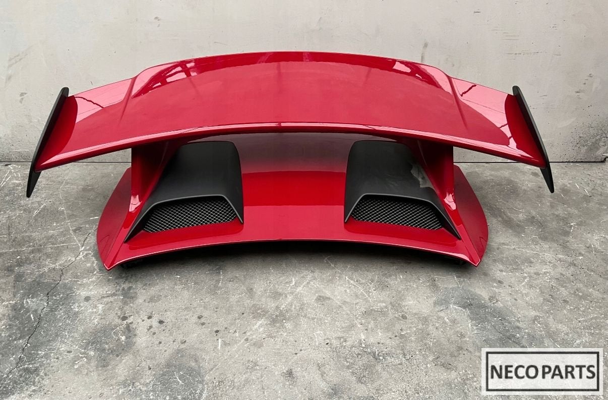 PORSCHE 991 GT3 FACELIFT CARBON ACHTERKLEP SPOILER ORIGINEEL, Arrière, -, Porsche, Haillon arrière
