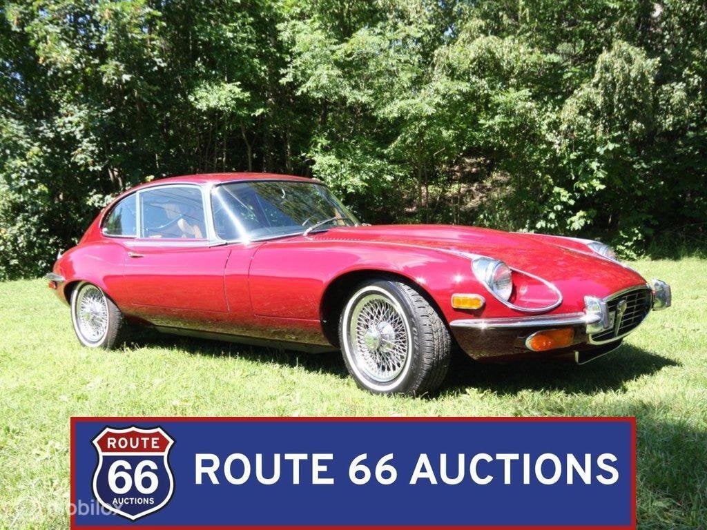Jaguar E-Type Coupe S3 | 1972 | Route 66 Auctions, Zwart, Bedrijf, Handgeschakeld, Overige carrosserie