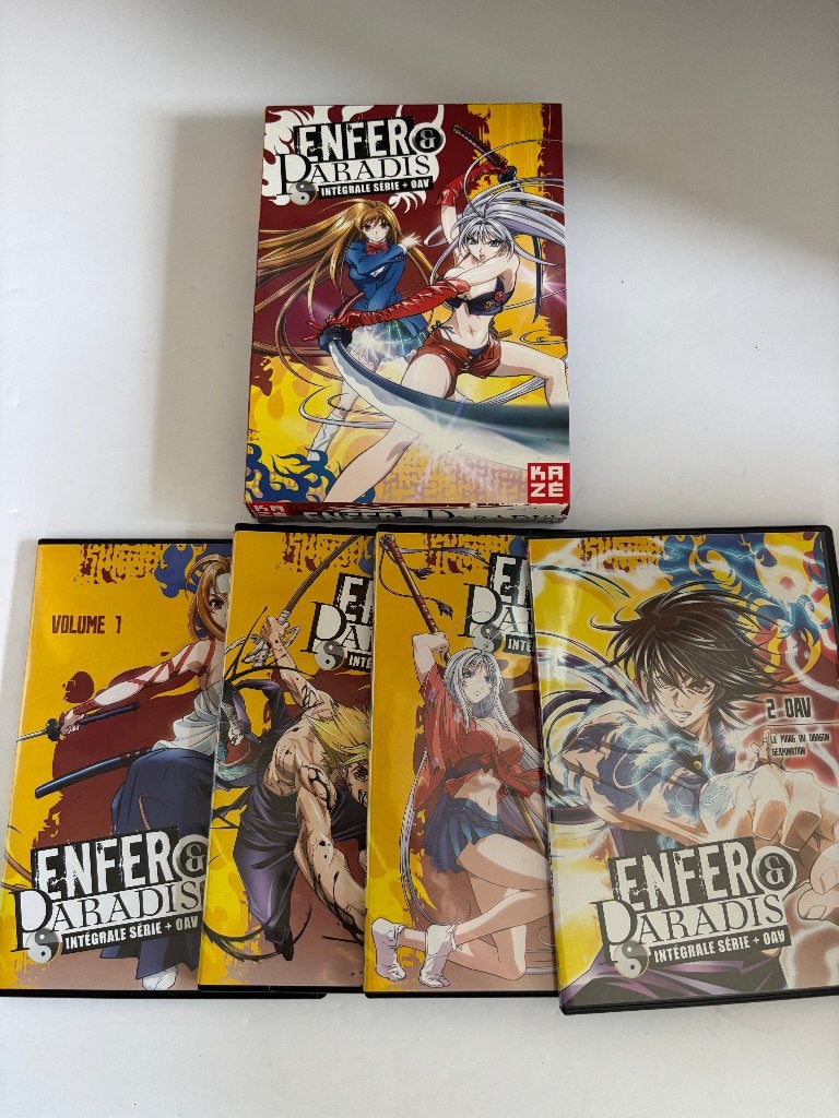 Dvd : Enfer & paradis intégrale série + oav (coffret 7dvd), Enlèvement ou Envoi, Utilisé, Allemand, Néerlandais