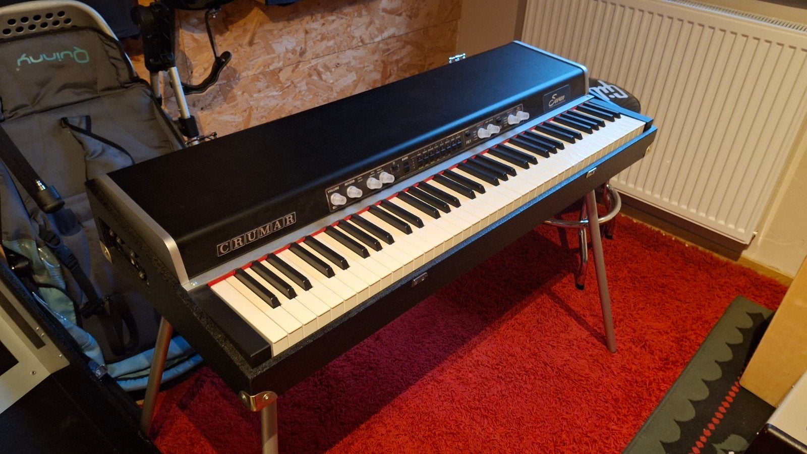 Crumar 7 elektrische piano, Muziek en Instrumenten, Ophalen, Zo goed als nieuw, Overige merken, Aanslaggevoelig
