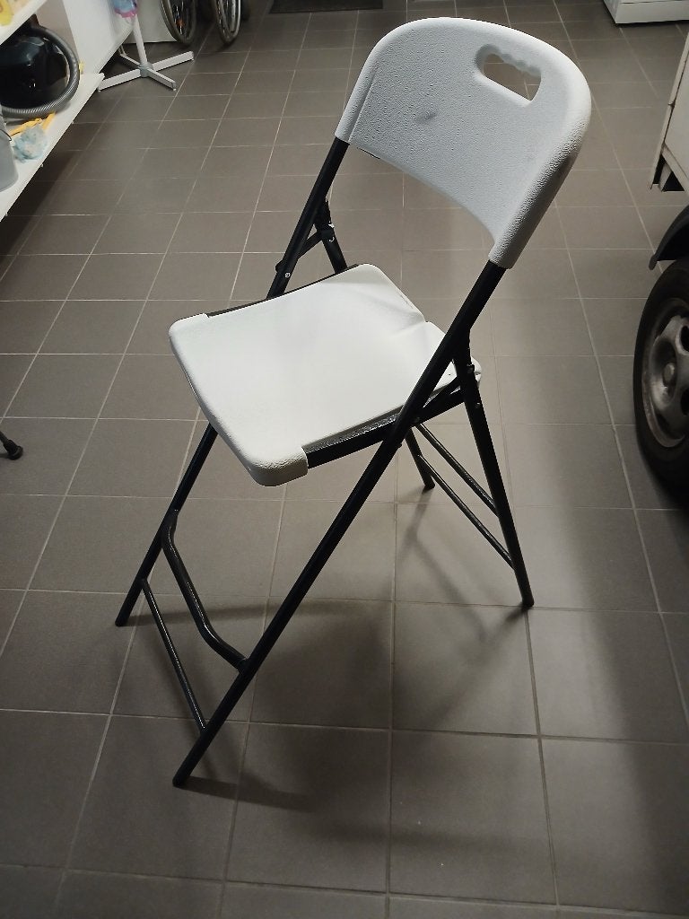 klapstoel, Huis en Inrichting, Ophalen, Wit, Klapstoel, Eén