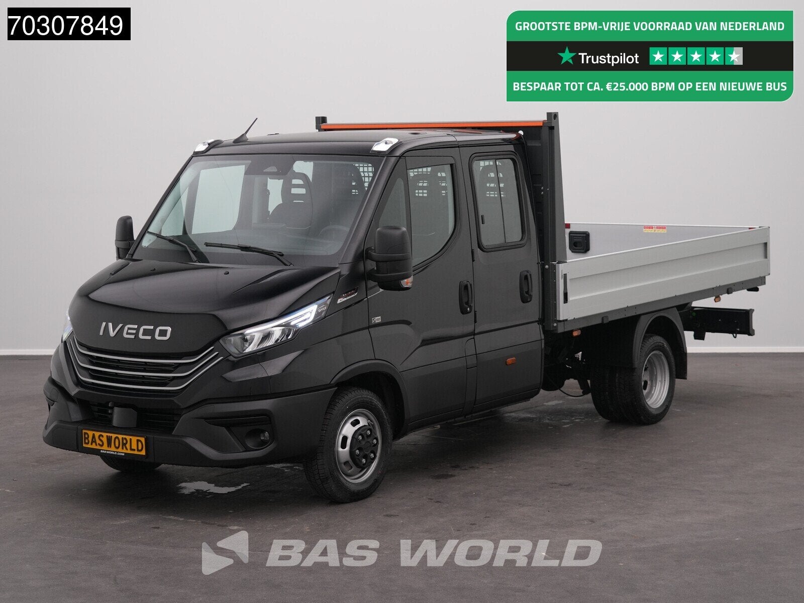 Iveco Daily 35C21 3.0L Automaat Dubbel Cabine 210PK Dubbellu, Auto's, Stof, Euro 6, 4 cilinders, Iveco