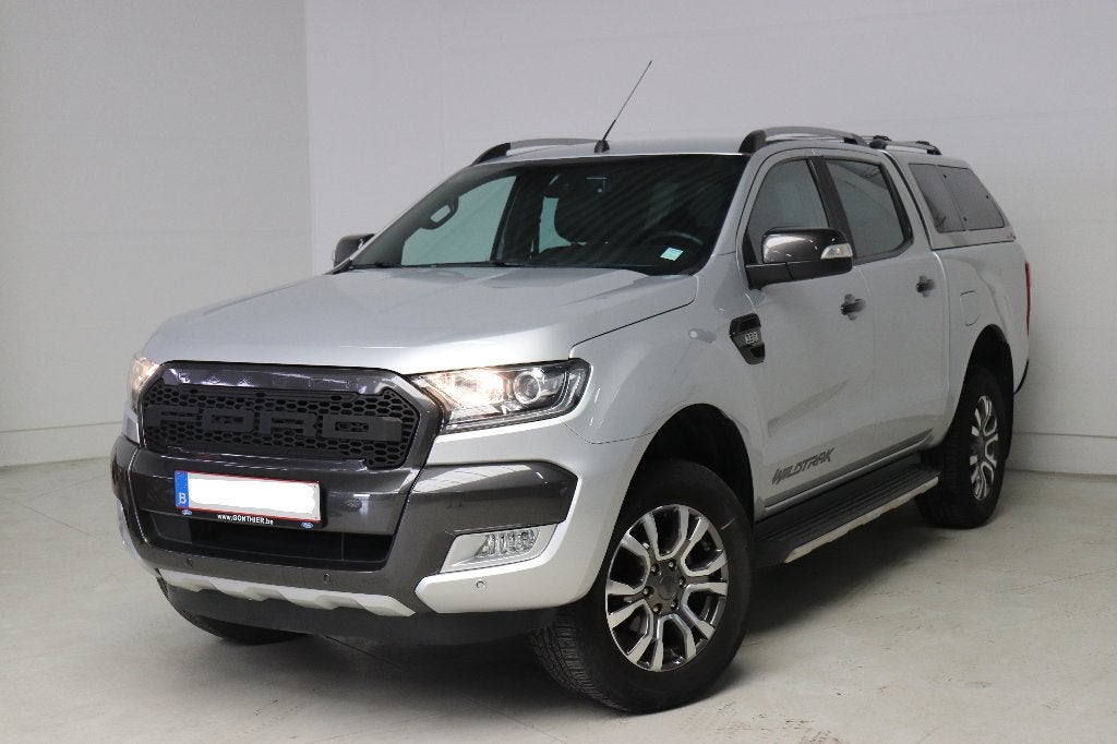 Ford Ranger Wildtrack 55000 km, Autos, Argent ou Gris, Achat, Euro 6, Noir