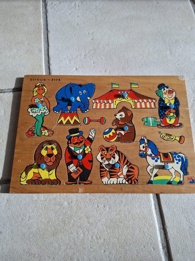 Puzzle, Enlèvement, Comme neuf, En bois