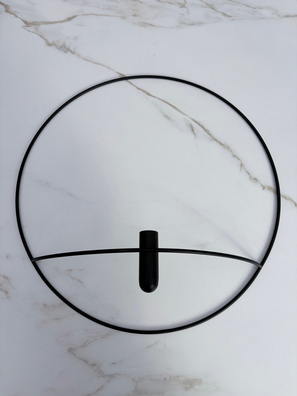 Menu's POV Circle. Vase ou bougeoir minimaliste., Maison & Meubles, Scandinave, Enlèvement, Neuf, Noir