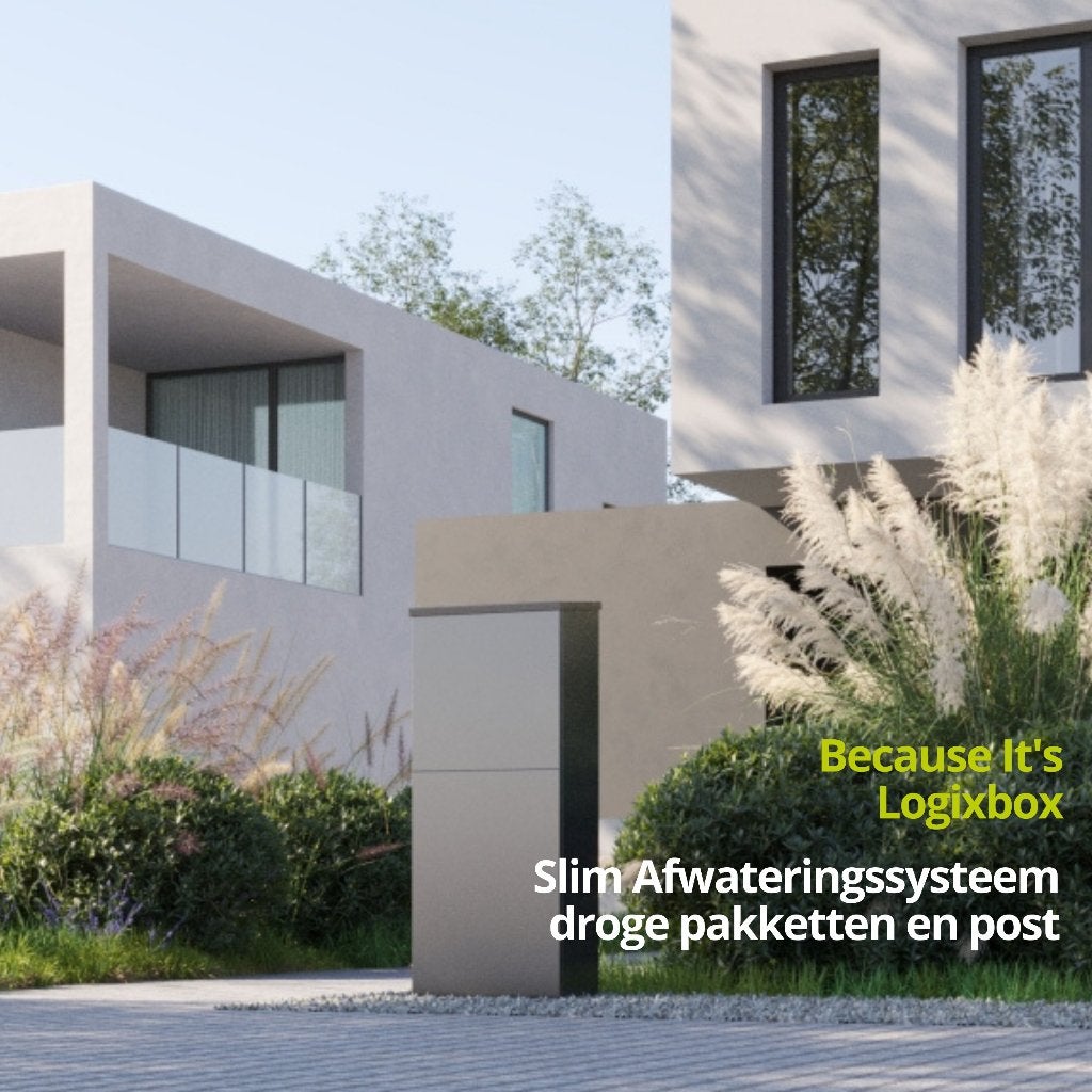 LOGIXBOX - Pakket Brievenbus --- ACTIE 179,- Gratis Extra's, Tuin en Terras, Brievenbussen, Ophalen of Verzenden, Nieuw, Staal