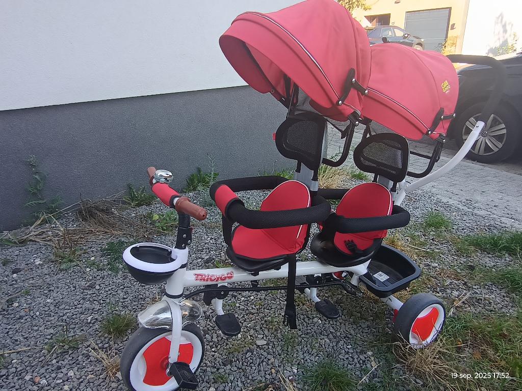 tweeling trapfiets, Ophalen, Zo goed als nieuw, Kinderwagen of Buggy