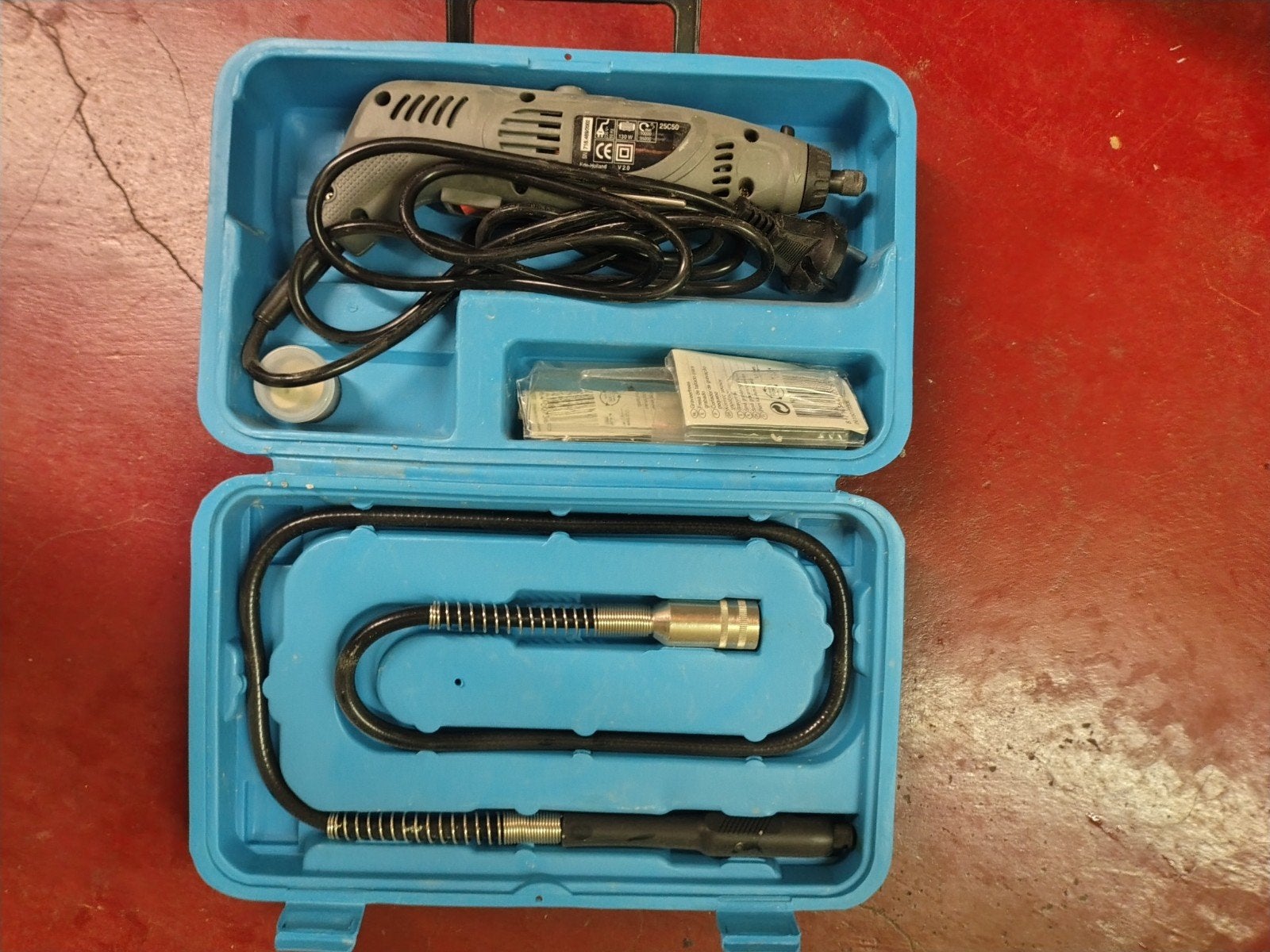 Mini machine de bricolage Kinzo 130W avec broche flexible, Enlèvement, Comme neuf