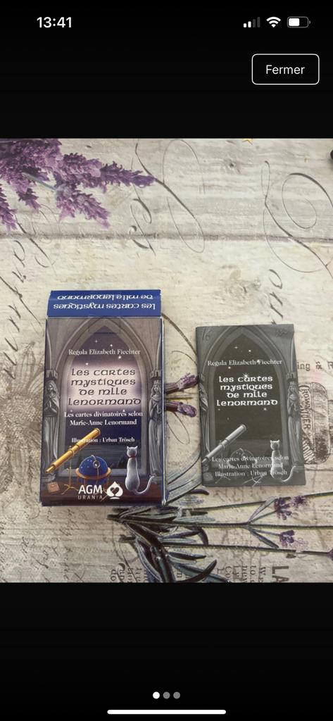 Les cartes mystiques de mlle Lenormand, Enlèvement, Utilisé