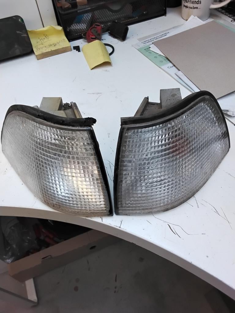 2 clignoteurs blancs BMW E36 COMPZCT, Enlèvement ou Envoi, BMW