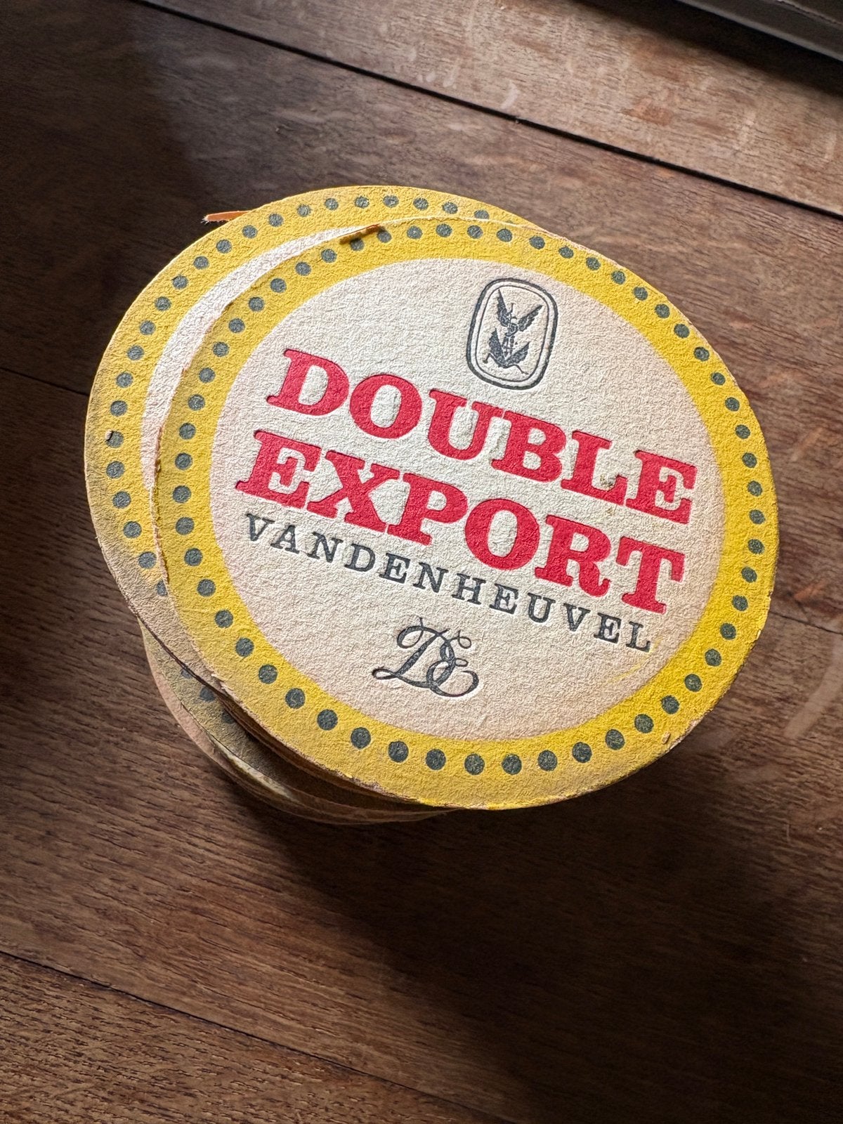 Lot de sous bock DOUBLE EXPORT VANDENHEUVEL, Collections, Enlèvement ou Envoi, Comme neuf