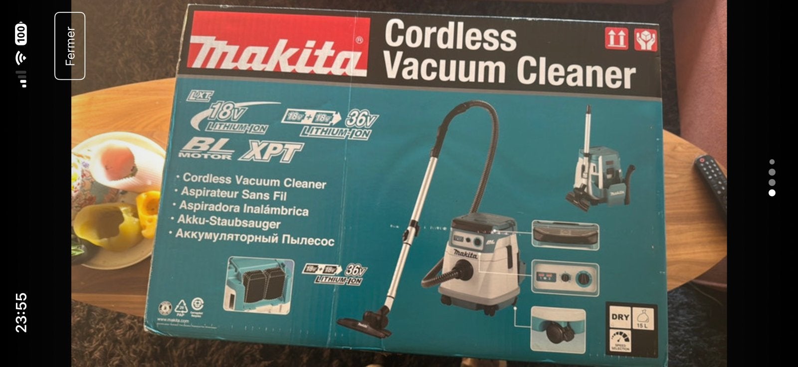 Aspirateur sans Makita, Bricolage & Construction, Outillage | Foreuses, Enlèvement ou Envoi, Comme neuf