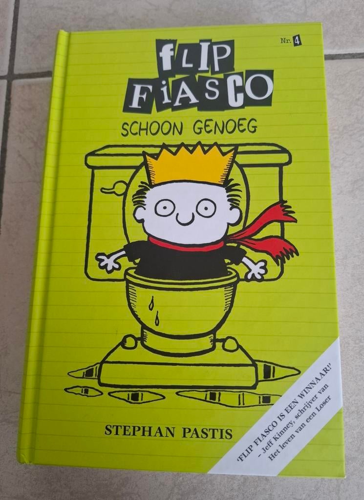 Boek Flip Fiasco 'schoon genoeg', Boeken, Ophalen of Verzenden, Zo goed als nieuw, Fictie algemeen