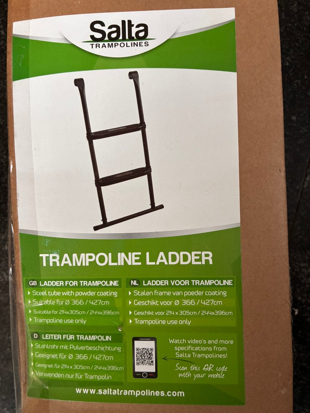 Salta trampoline ladder, Kinderen en Baby's, Ophalen, Nieuw