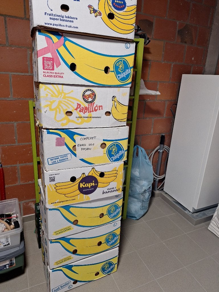 Bananendozen verhuis, Doe-het-zelf en Bouw, Kratten en Dozen, Ophalen, Zo goed als nieuw, Doos