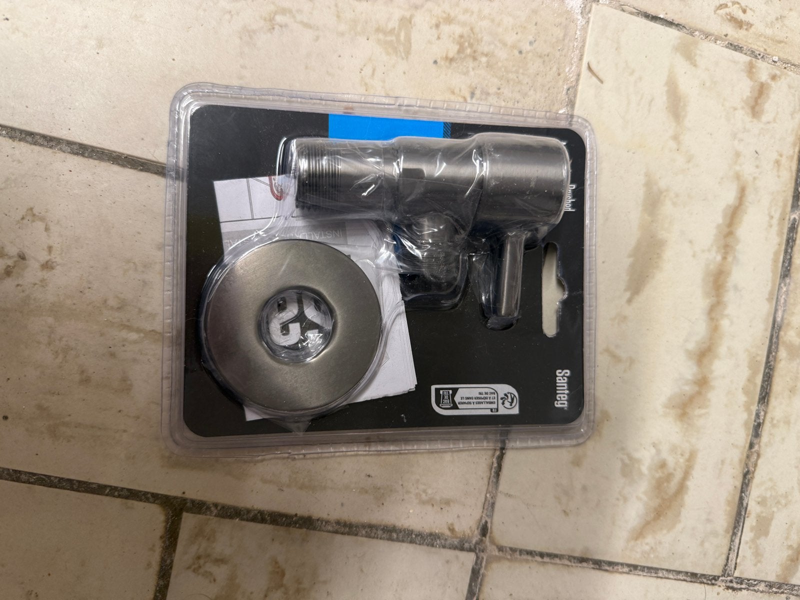 Robinet d'angle Santeg StyleDrain MINI-X + — Bronze brossé, Bricolage & Construction, Enlèvement ou Envoi, Neuf, Évacuation