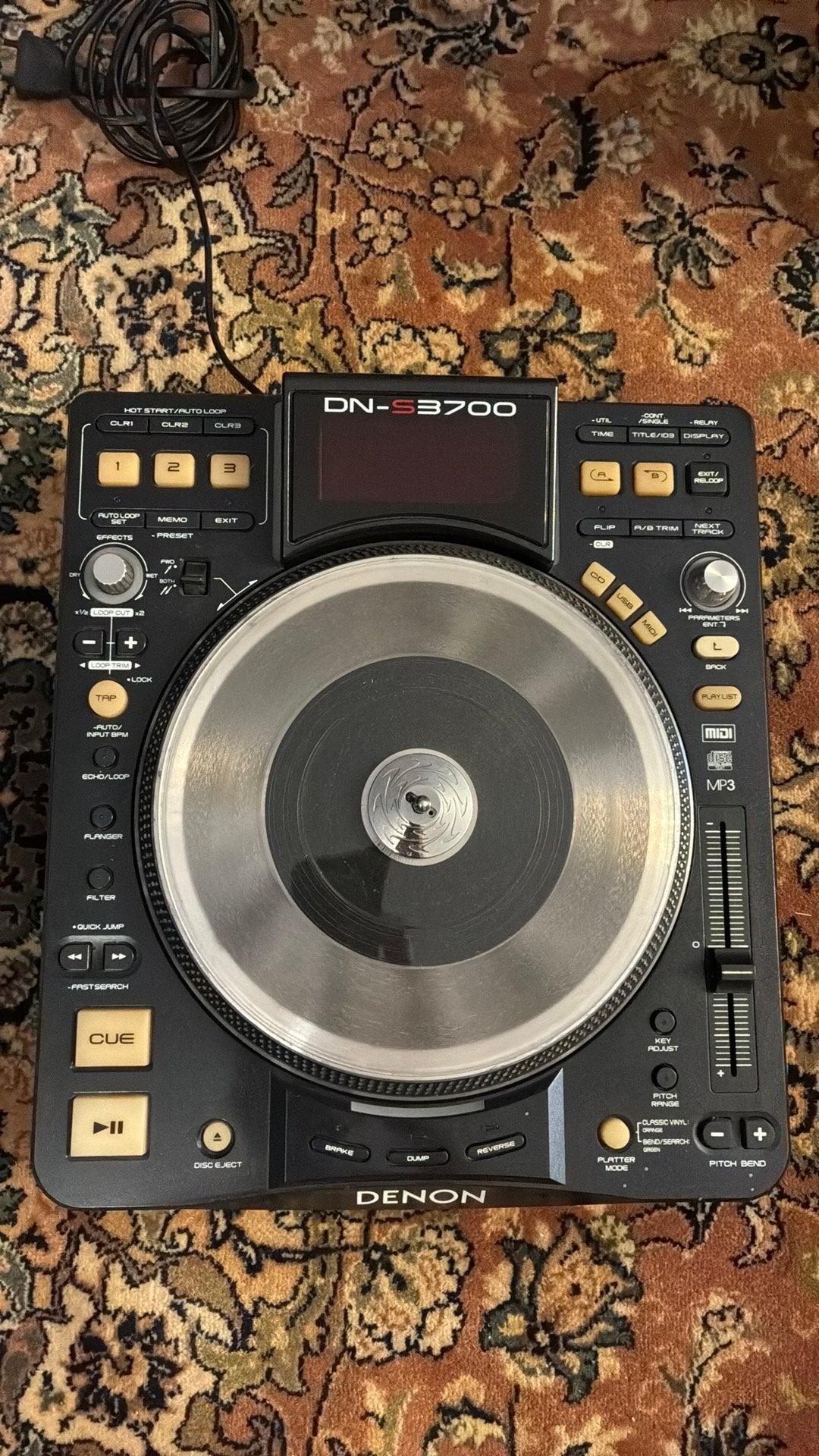 Platine cd/usb Denon-S3700, Muziek en Instrumenten, Dj-sets en Draaitafels, Ophalen of Verzenden, Gebruikt, Draaitafel, Denon