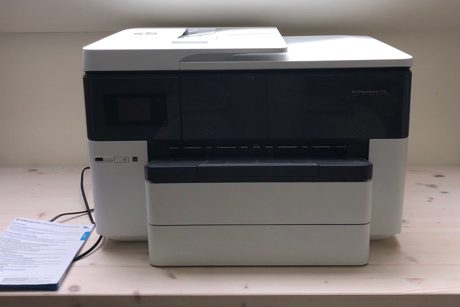 Hp OfficeJet Pro 7740 Breedformaat All-in-One printer, Ophalen, Inkjetprinter, All-in-one, Draadloos