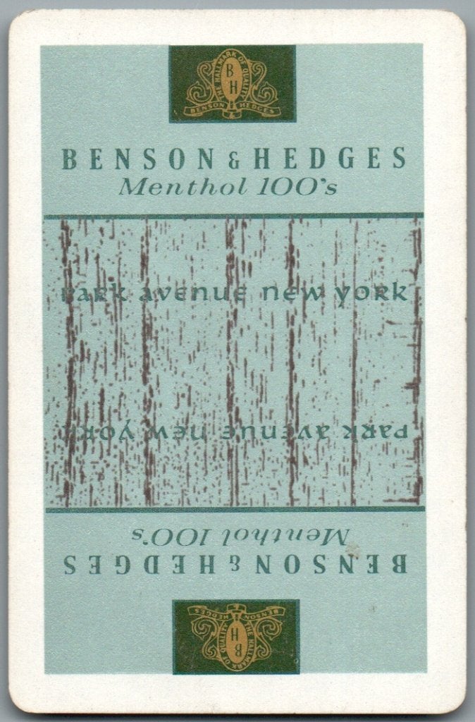 speelkaart - LK15052 - Benson & Hedges, Collections, Envoi, Comme neuf, Carte(s) à jouer