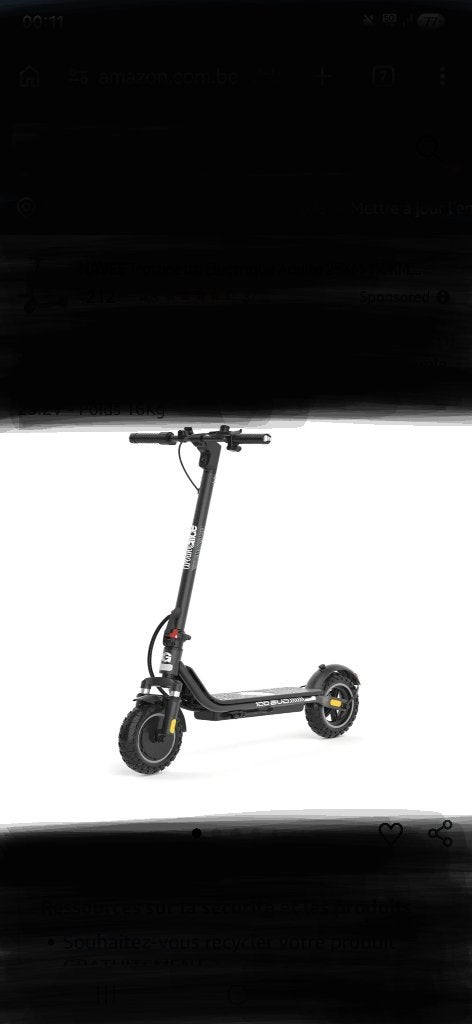 Trottinette electrique Urban Glide en excellent etat., Enlèvement, Comme neuf, Step électrique (E-scooter), Urban Glide