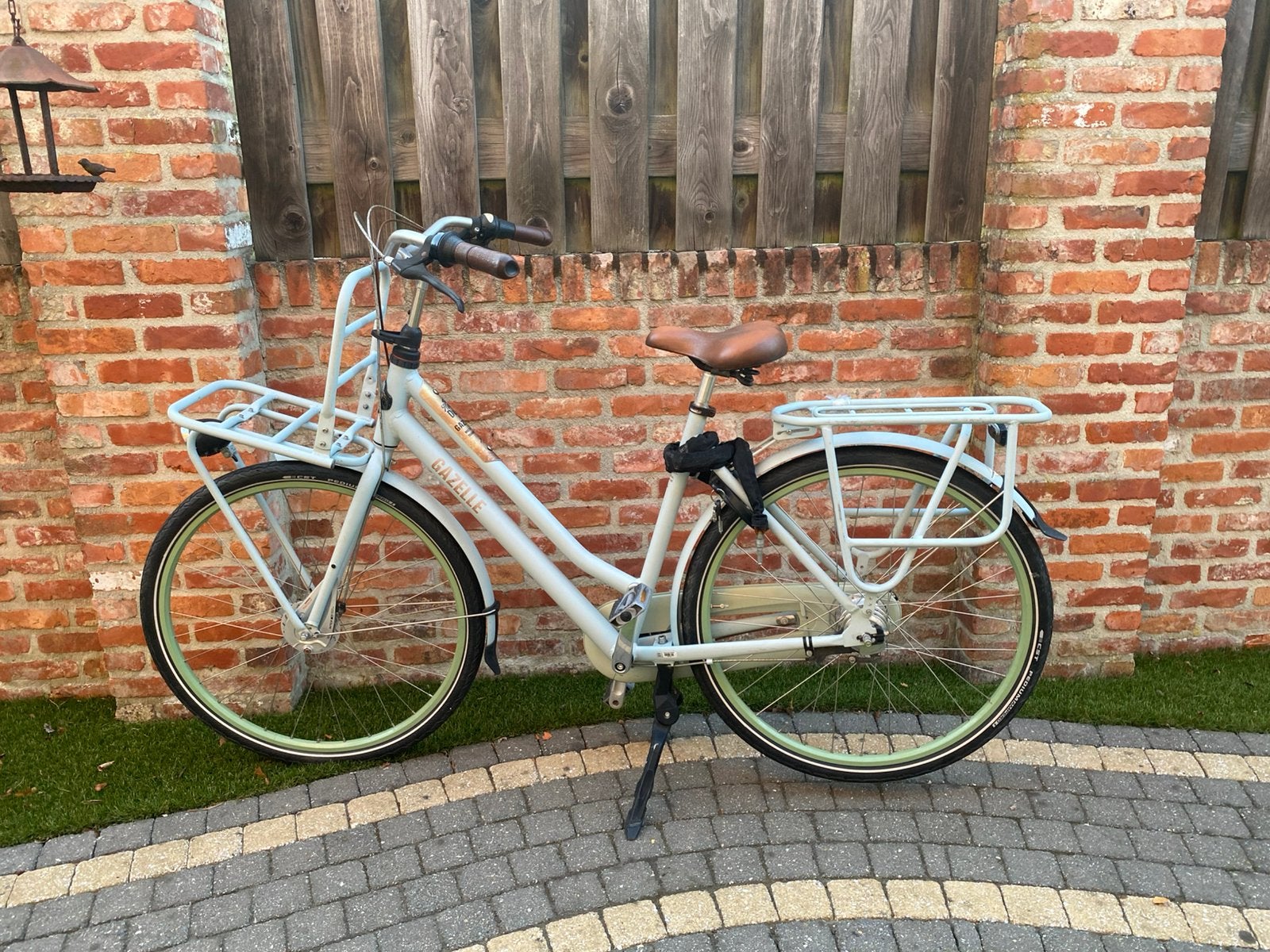Gazelle Miss Grace fiets met dubbele standaard., Ophalen, Gebruikt, Gazelle, Versnellingen