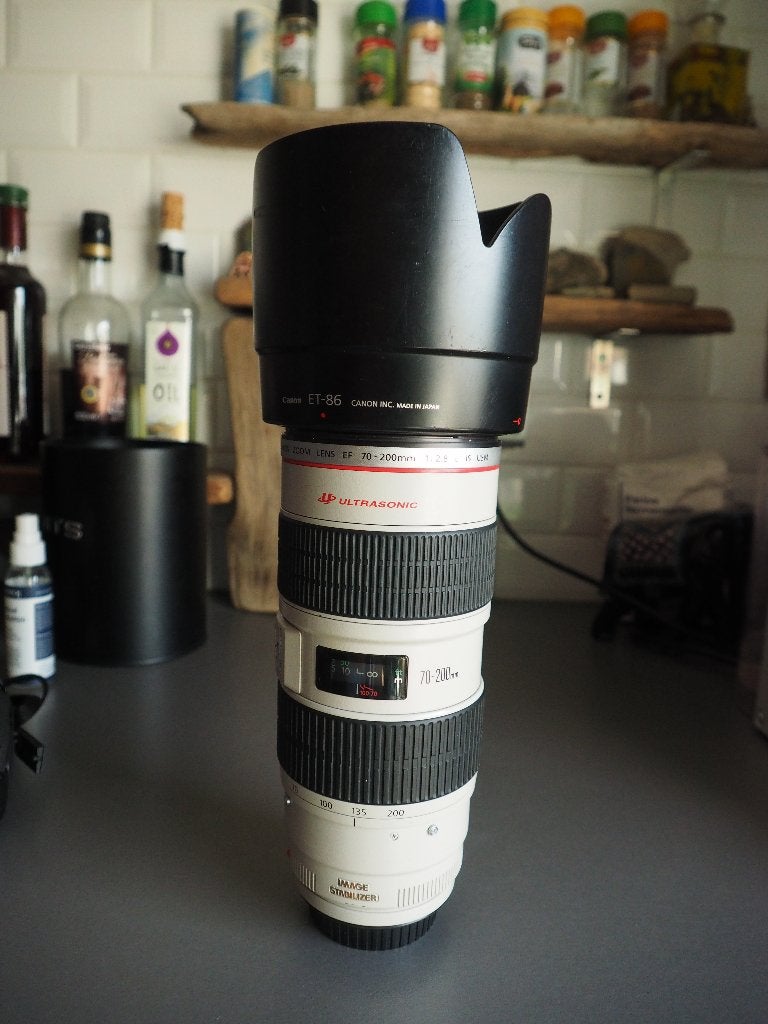 Canon EF 70-200 mm f/2,8 L IS, Téléobjectif, Comme neuf, Canon EF, Canon