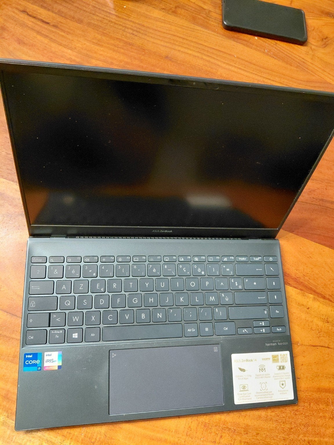 ASUS ZenBook 14 UX425EA – Intel Core i7-1165G7 – 16 Go RAM –, Informatique & Logiciels, Enlèvement, 14 pouces, Azerty, SSD