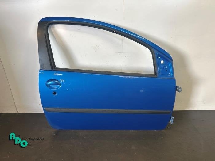 Portière 2portes droite d'un Peugeot 107 (107 05-) (ELX), -, 3 mois de garantie, Utilisé, Porte