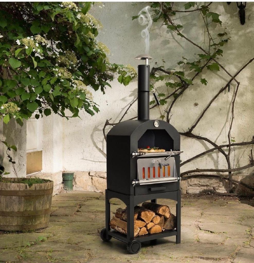 Houtgestookte pizza oven, Tuin en Terras, Ophalen, Nieuw, Met accessoires
