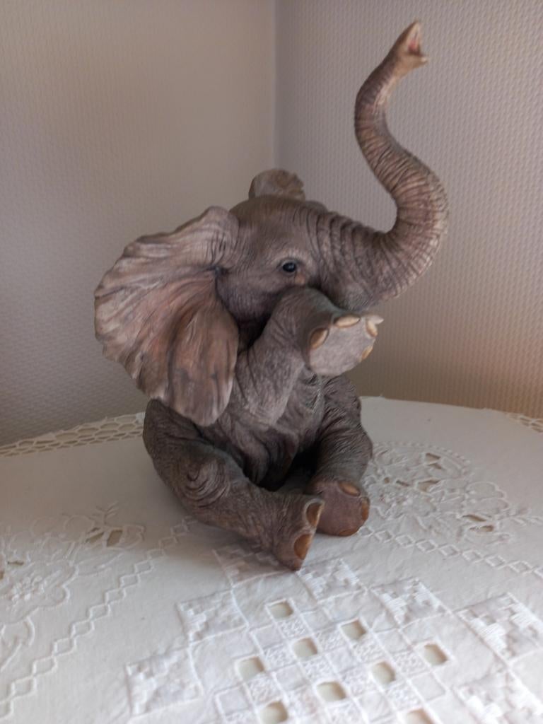 Handgeschilderde olifant, Verzamelen, Dierenverzamelingen, Ophalen
