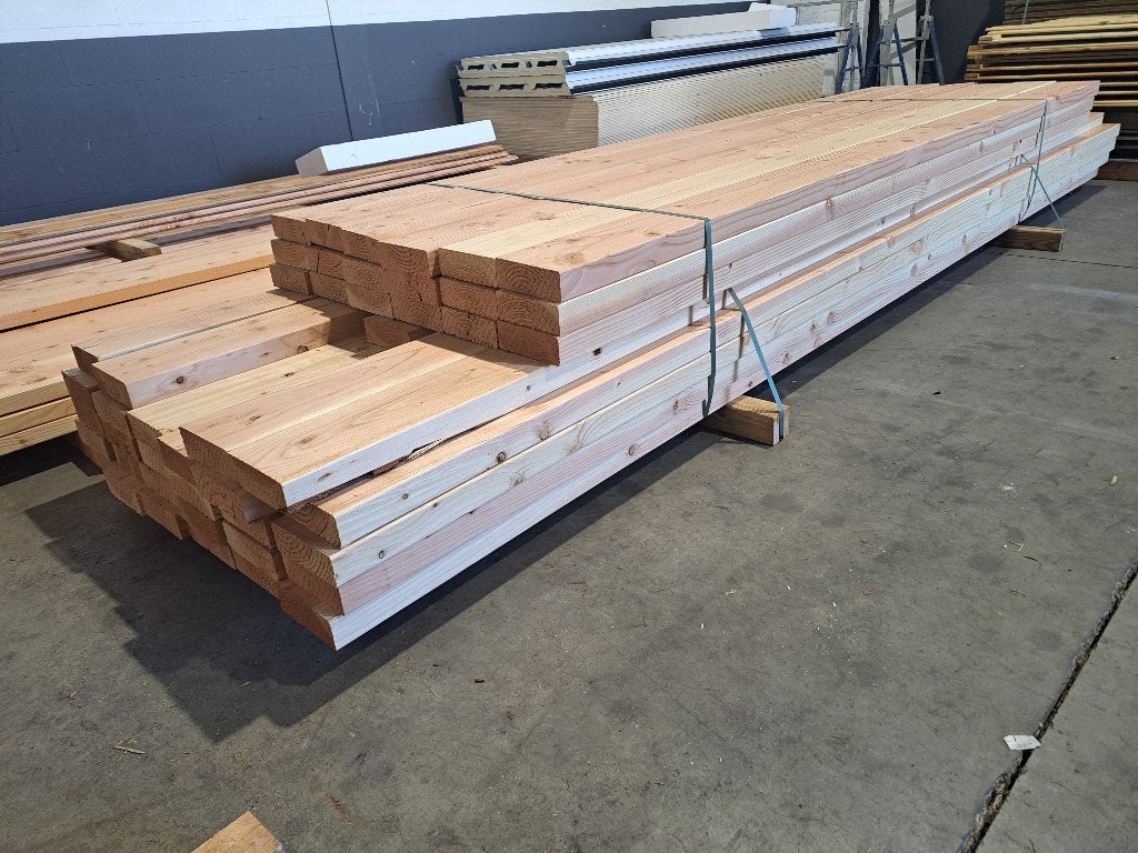 TE KOOP! Balken/Douglasbalken/gordingen(€4,85/m): 3 en 4m, Enlèvement, Neuf, 250 cm ou plus, Poutres