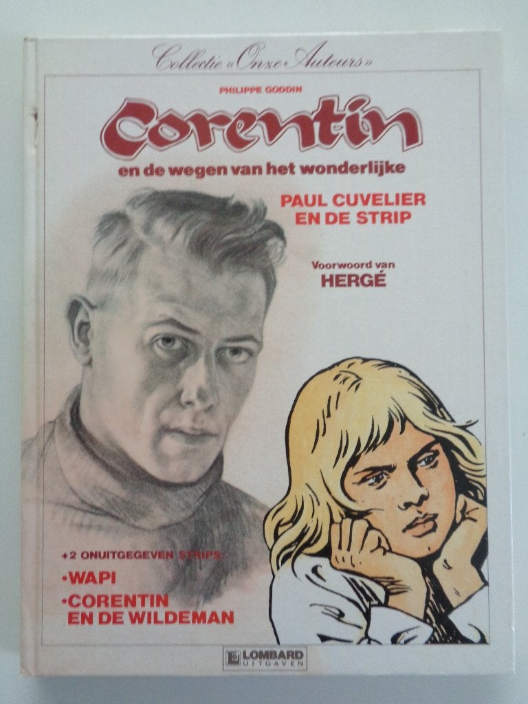 Corentin - Paul Cuvelier en de strip - HC 1e dr. 1984, Ophalen of Verzenden