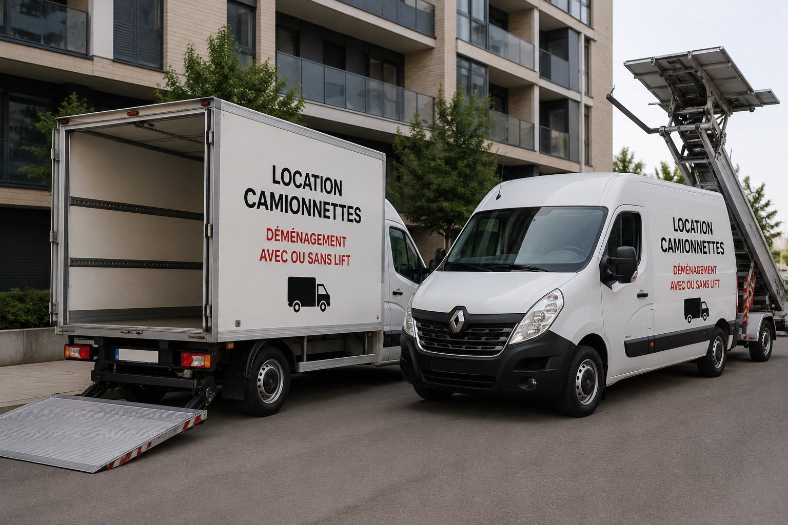 LOCATION CAMIONNETTES – DÉMÉNAGEMENT
