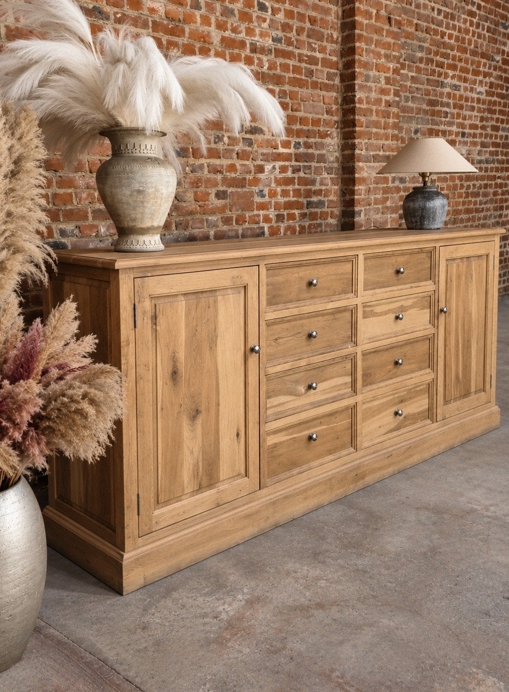 buffet en chêne ART:210/26, 25 à 50 cm, 200 cm ou plus, ., Comme neuf