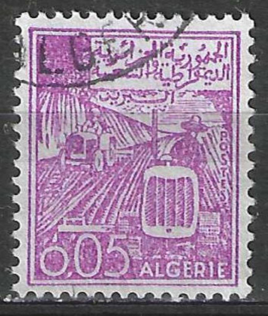 Algérie 1964/1965 - Yvert 389 - Agriculture (ST), Envoi, Affranchi